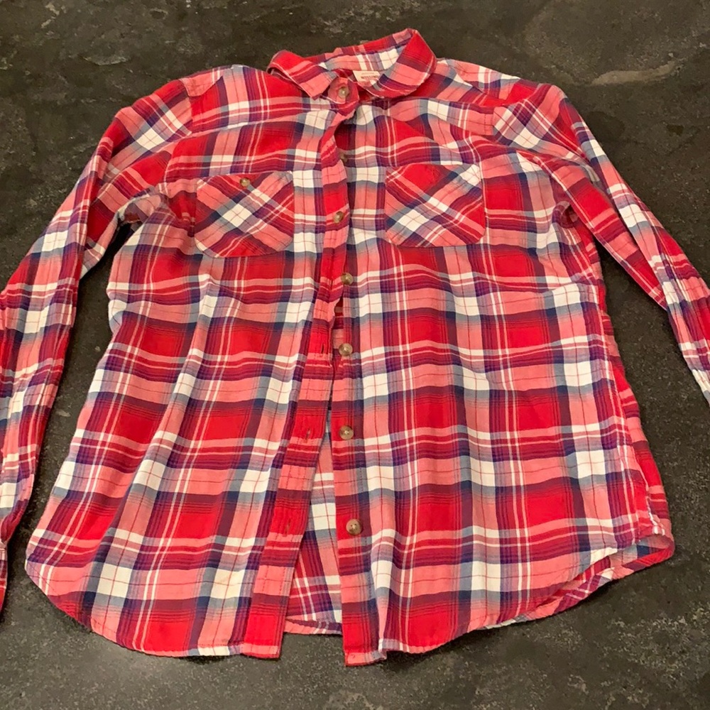 Mossimo Women’s Small Red & White Plaid